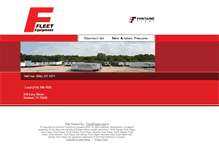 Tablet Screenshot of fleetequipmenttx.com